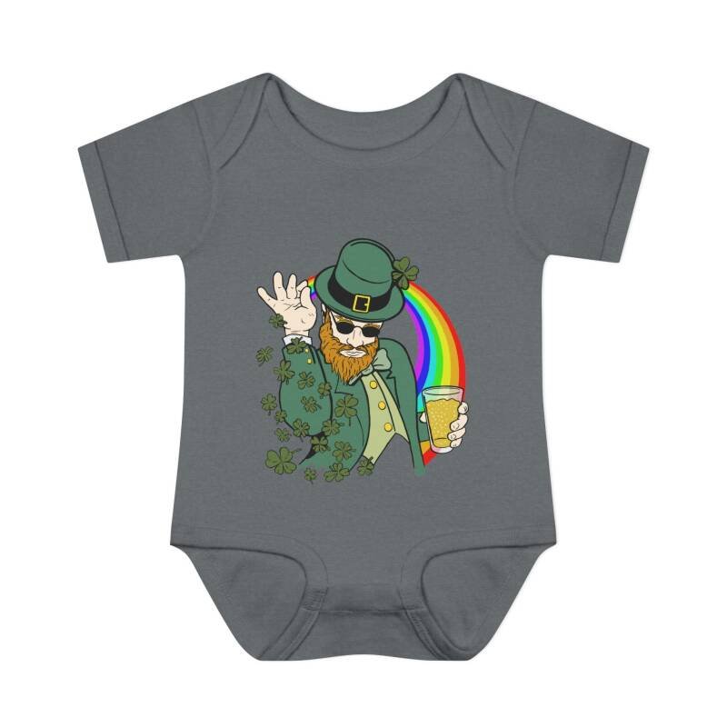 Shamrock Bae Baby Bodysuit – Funny Irish Baby One-Piece for St. Patrick’s Day - Image 16