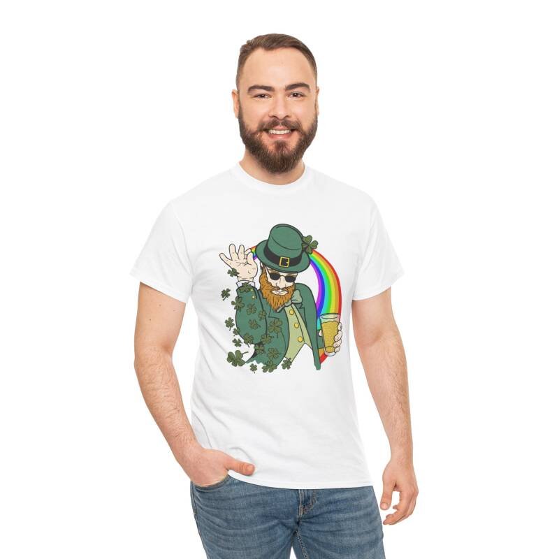 Shamrock Bae Unisex Heavy Cotton T-Shirt – Funny Irish Tee for St. Patrick’s Day Shenanigans - Image 7
