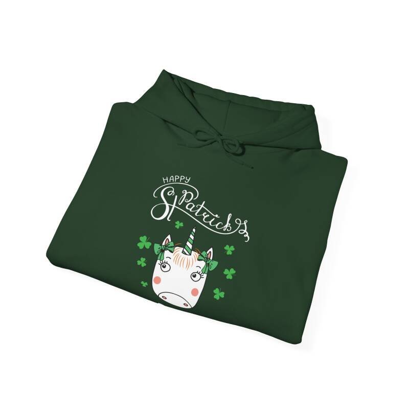 Happy St. Patrick’s Day Unicorn Hoodie – Cute & Cozy Cotton Blend Unisex Irish Hoodie - Image 16