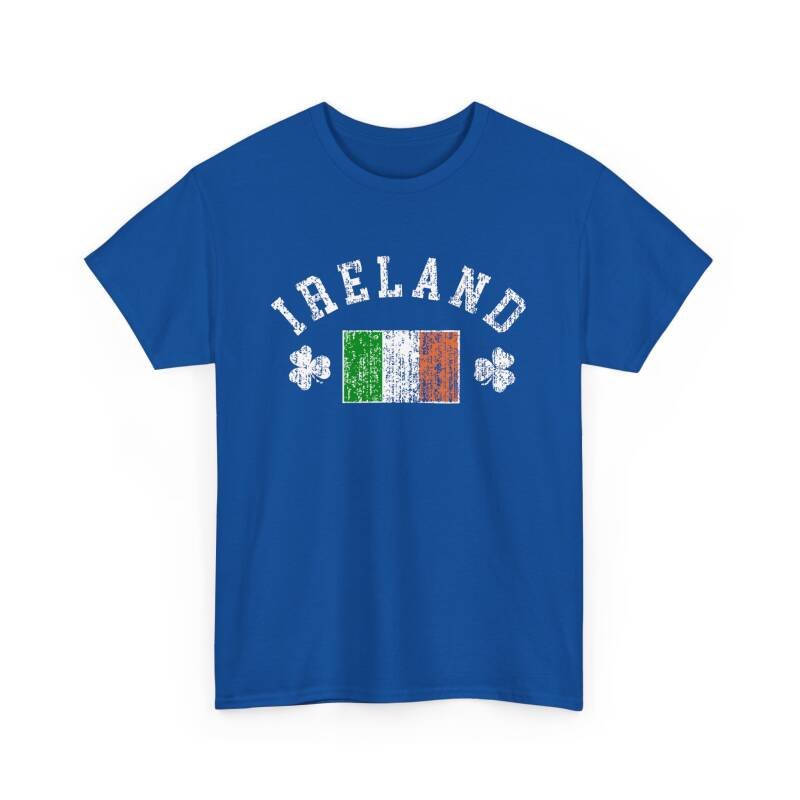 Ireland Shamrock & Flag T-Shirt – Classic Irish Pride Unisex Heavy Cotton Tee - Image 21