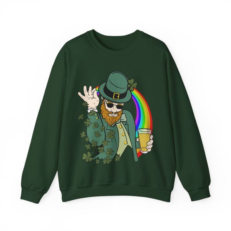 Shamrock Bae Unisex Heavy Blend Sweatshirt – Funny Irish Crewneck for St. Patrick’s Day Style - Image 9