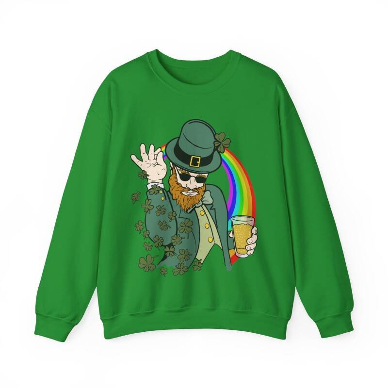 Shamrock Bae Unisex Heavy Blend Sweatshirt – Funny Irish Crewneck for St. Patrick’s Day Style - Image 13