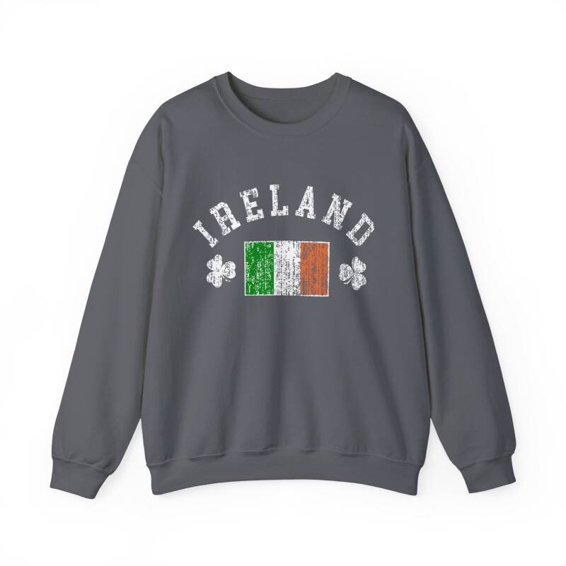 Ireland Shamrock & Flag Sweatshirt – Classic Irish Pride Unisex Crewneck - Image 16