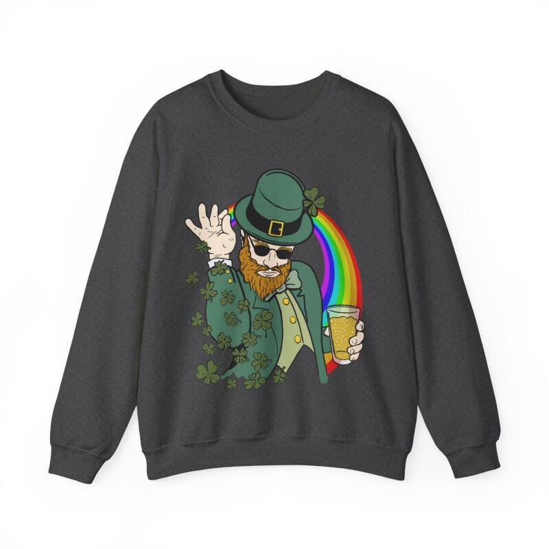 Shamrock Bae Unisex Heavy Blend Sweatshirt – Funny Irish Crewneck for St. Patrick’s Day Style - Image 17