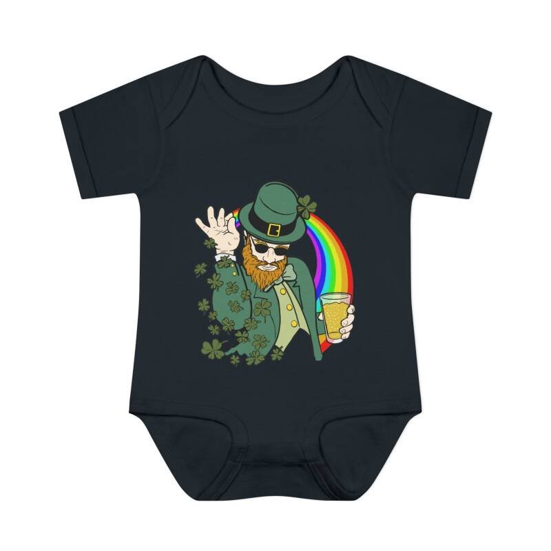 Shamrock Bae Baby Bodysuit – Funny Irish Baby One-Piece for St. Patrick’s Day - Image 6