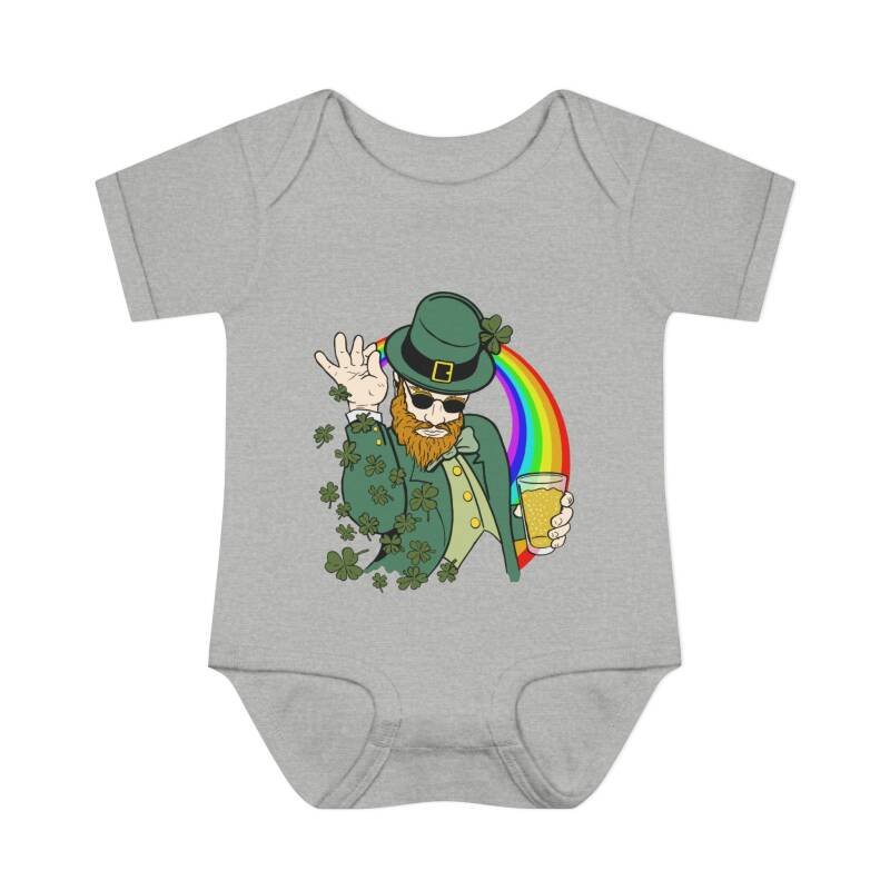 Shamrock Bae Baby Bodysuit – Funny Irish Baby One-Piece for St. Patrick’s Day - Image 8