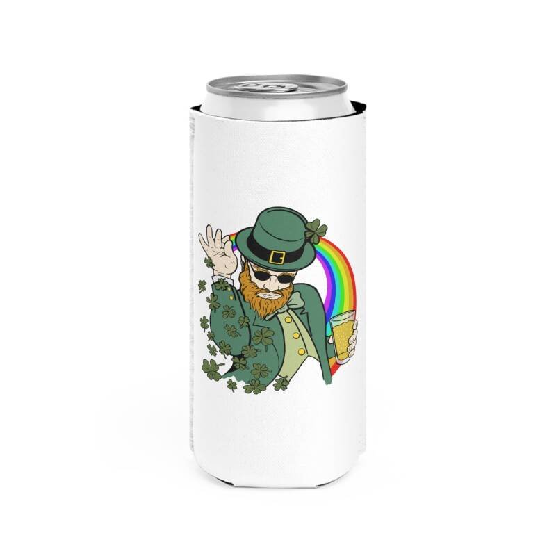Shamrock Bae Slim Can Hugger – Funny St. Patrick’s Day Cooler for Hard Seltzers & Tall Drinks - Image 3