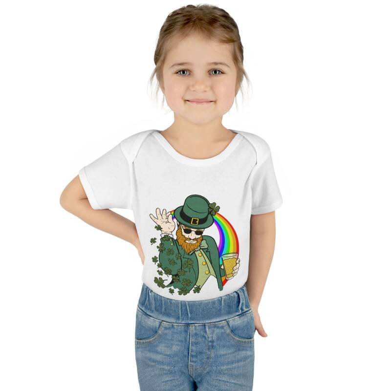 Shamrock Bae Baby Bodysuit – Funny Irish Baby One-Piece for St. Patrick’s Day - Image 4