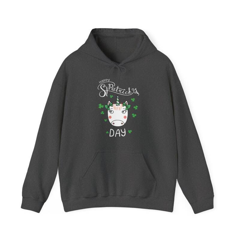 Happy St. Patrick’s Day Unicorn Hoodie – Cute & Cozy Cotton Blend Unisex Irish Hoodie - Image 17
