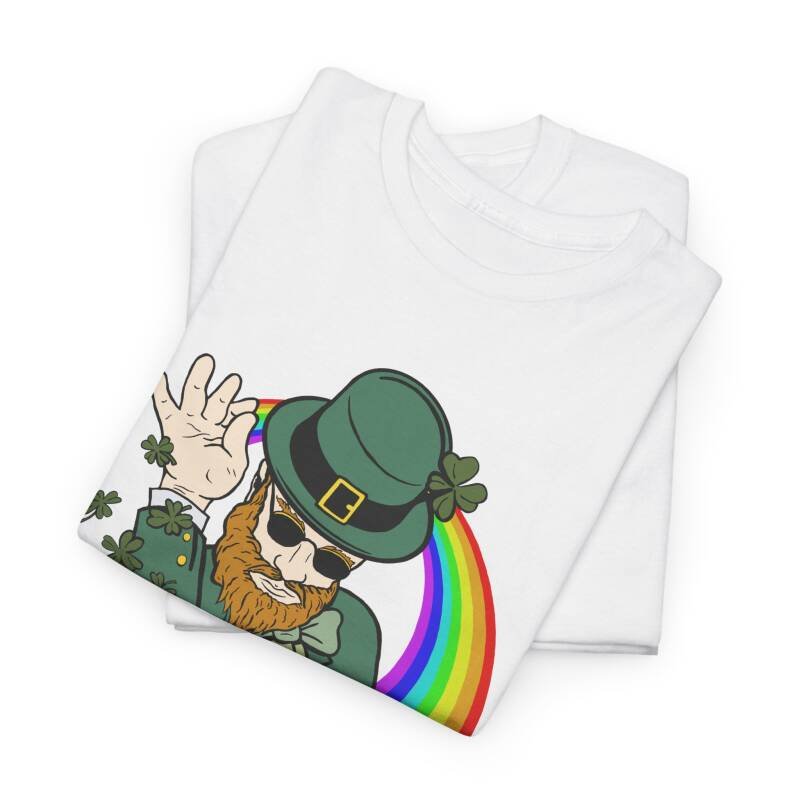 Shamrock Bae Unisex Heavy Cotton T-Shirt – Funny Irish Tee for St. Patrick’s Day Shenanigans - Image 3