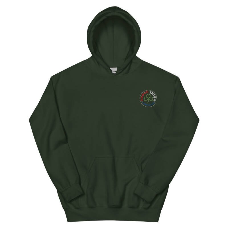 Proud Irish American Unisex Embroidered Hoodie – Heavy Blend Heritage Hoodie with Signature Logo - Image 10