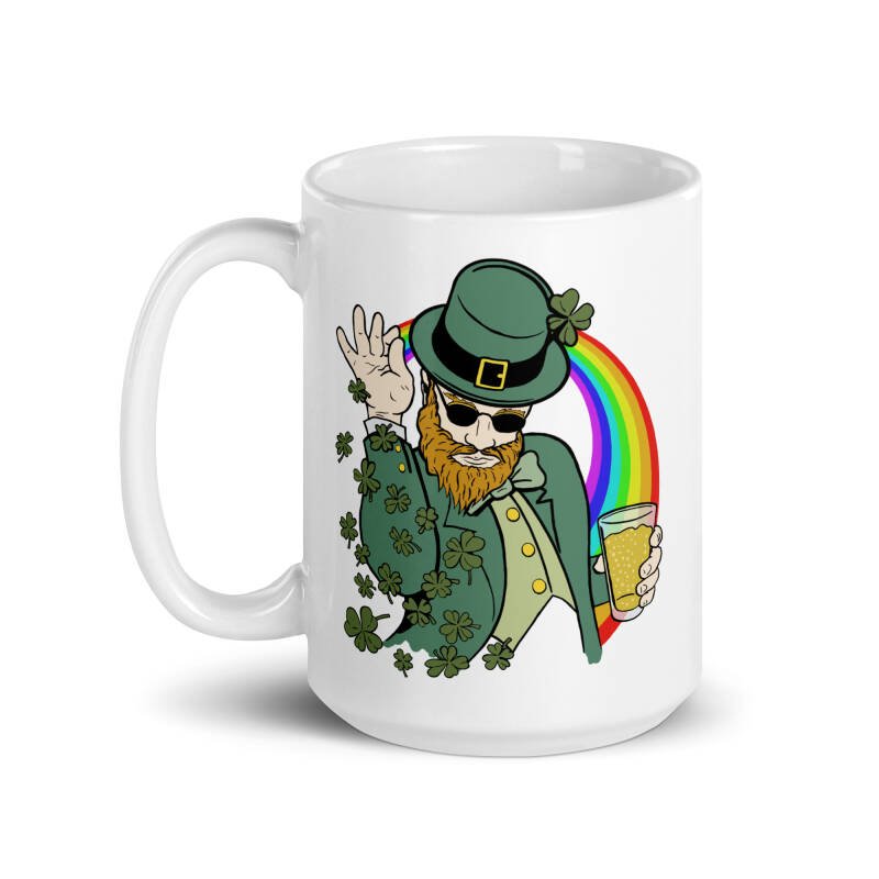 Shamrock Bae Mug – Funny Irish Coffee Cup in 11 oz, 15 oz, or 20 oz Sizes - Image 6