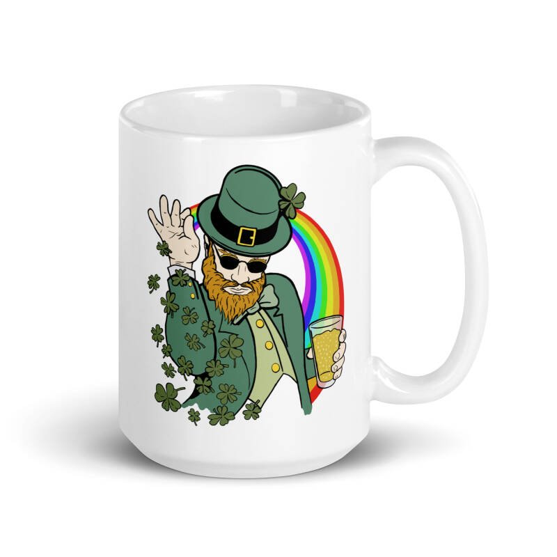 Shamrock Bae Mug – Funny Irish Coffee Cup in 11 oz, 15 oz, or 20 oz Sizes - Image 5